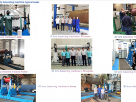 100T Horizontal Balancing Machine Heavy capacity Cases up to 100T